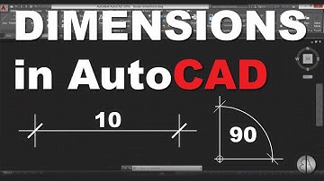 Dimensions / Annotation in AutoCAD Tutorial
