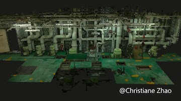 3D Photogrammetry Point Cloud Cabin Pipeline