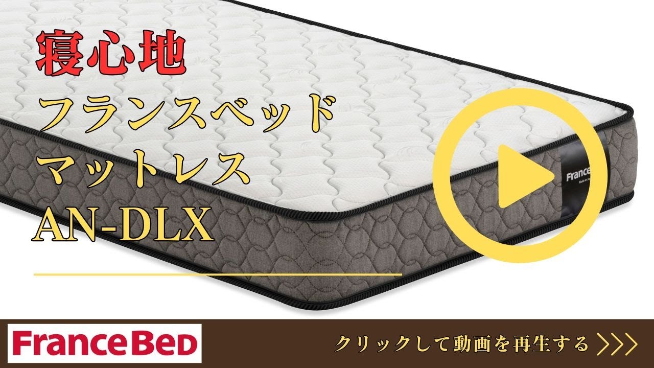 FRANCEBED　マットレスS　AN-DLX Ag フランスベッド マットレス AN-DLX 寝心地【完全保存版】 | 正規品 75