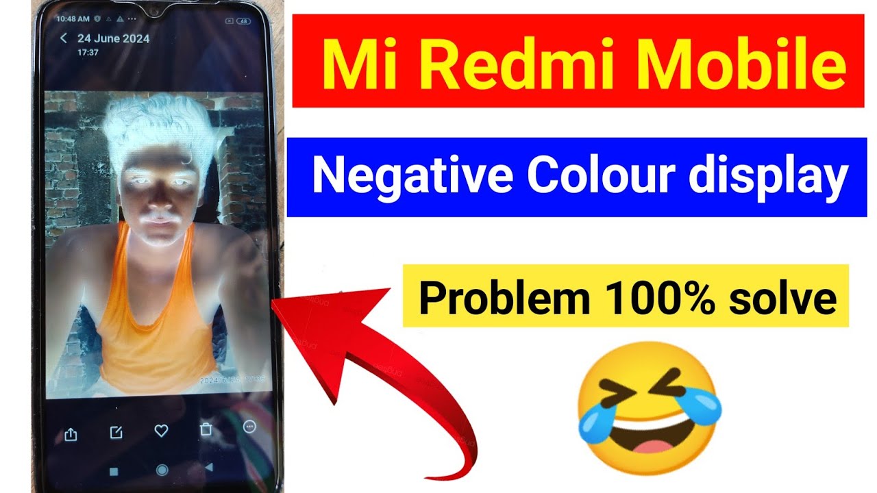 Redmi Mobile Negative Colour display | mobile negative screen problem ...