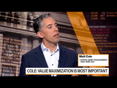 Strive CEO and CIO Matt Cole joins Bloomberg's "The Close"