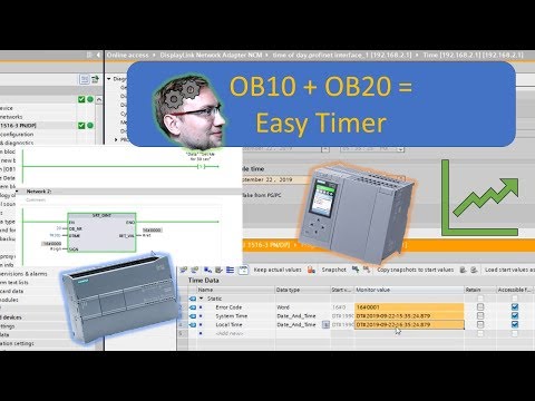 TIA Portal: OB20 + OB10 = Easy and Good Timer