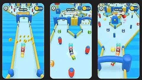 2048 RUSH 3D NUMBER PUZZLE GAME - number merge cube level up