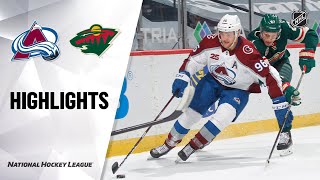 Avalanche @ Wild 4/5/21 | NHL Highlights