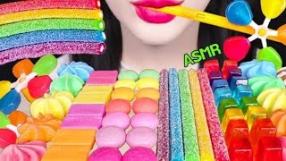 أصوات الأكل🥰حلويات منوعة🍬🍭🍦اتحداك ما تجووع🔥SWEETS ASMR