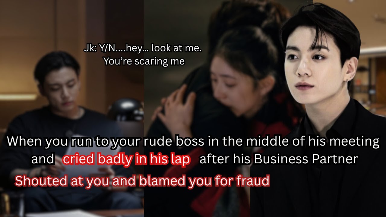 Когда ты подбежал к своему грубому боссу посреди совещания и рыдал у него на коленях после.... #jkff
