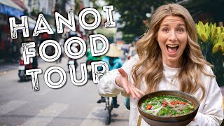 THE ULTIMATE VIETNAMESE STREET FOOD TOUR in HANOI, VIETNAM!