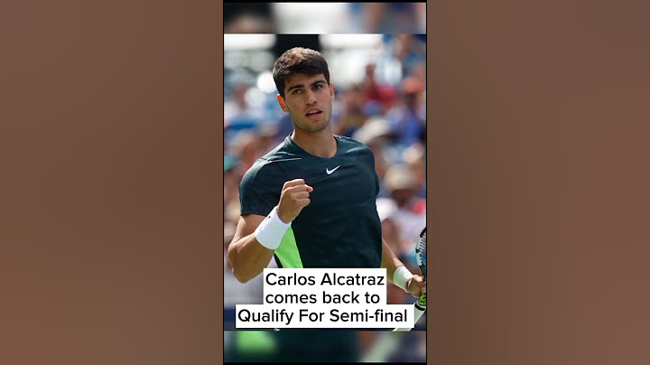 Carlos Alcaraz wins 3rd straight comeback to reach Semi-final defeating Purcell 4-6, 6-3, 6-4