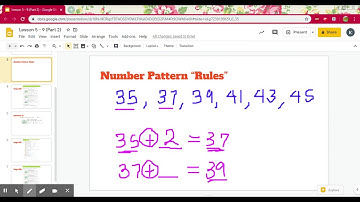 Math Expressions - Grade 1 - Lesson 5 - 9 (Part 2)