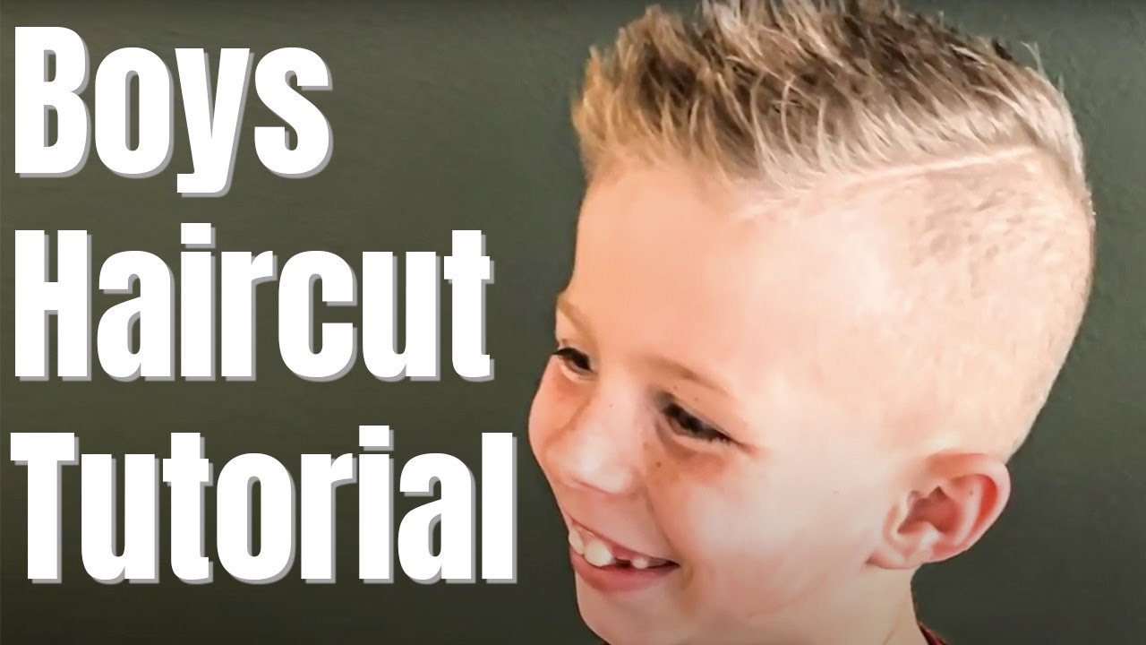 Easiest Step By Step Boys Haircut Tutorial - YouTube