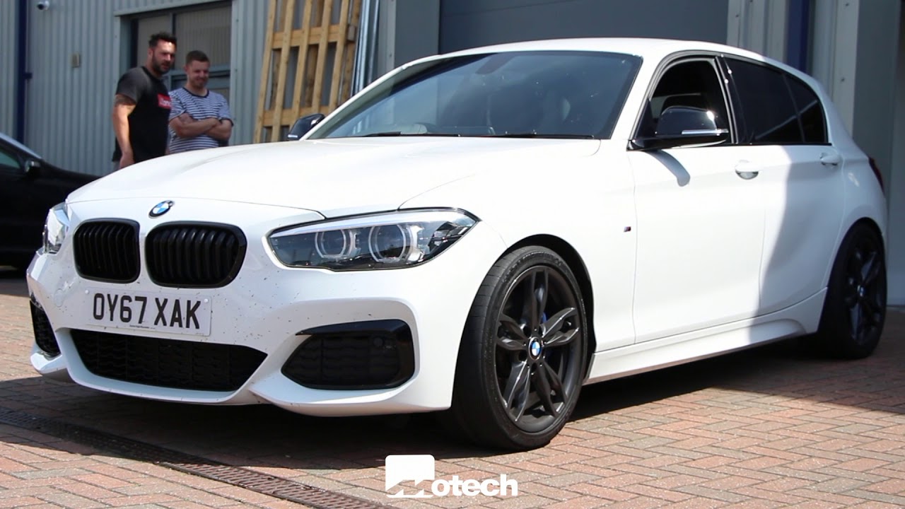 Nice And Clean Oem Looking White Bmw 140i Motech Stance Youtube
