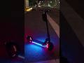 Xiaomi Scooter 4 Pro upgraded with wheels and deck underglow lights #iWheel #lightside