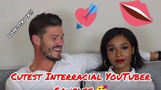 All🥰 The 🥰🥰 Cutest Interracial Couple YouTubers Compilation