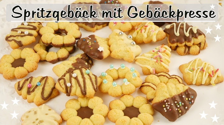 Omas Spritzgebäck MIT Gebäckpresse | Weihnachtsplätzchen backen