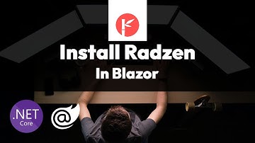 How to install Radzen in Blazor