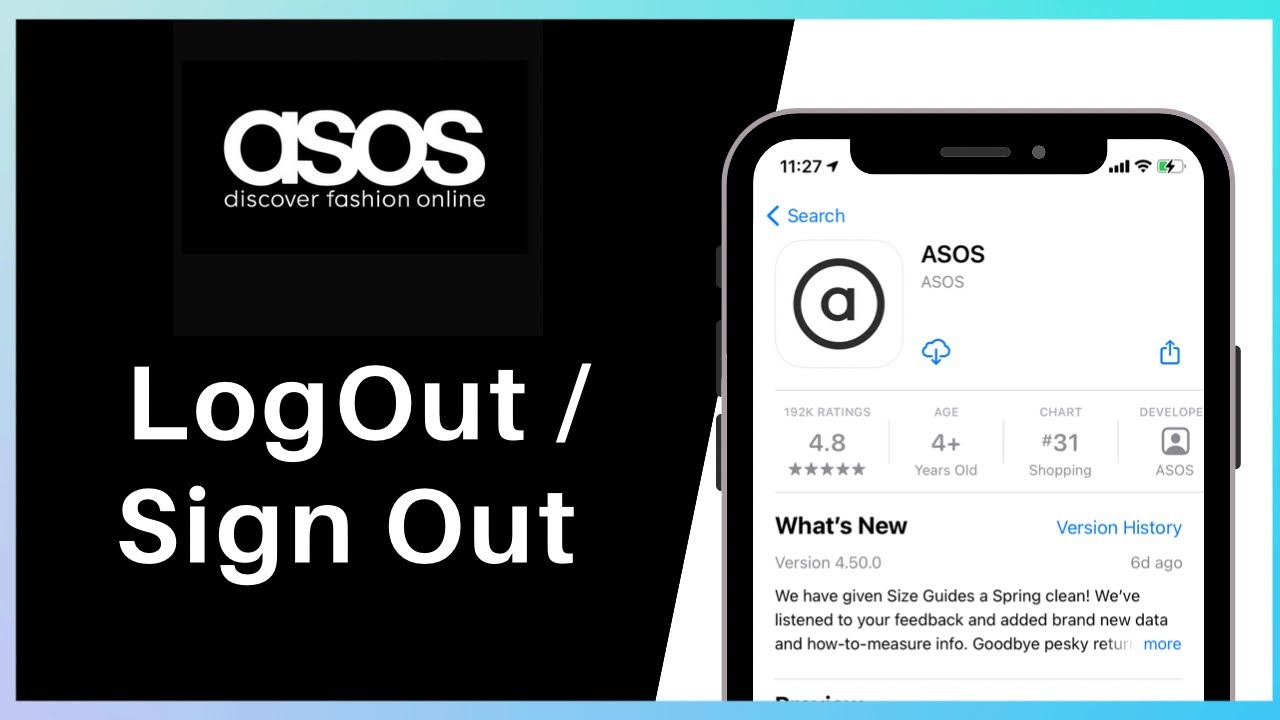 How To Sign Out Of ASOS Account | Log Out From ASOS. - YouTube