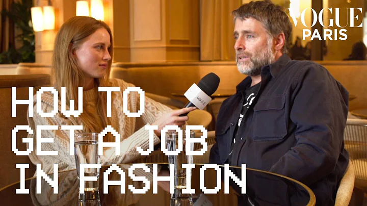 Rianne Van Rompaey asks David Sims how to become a...