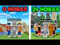 Mis Suscriptores Construyen una Ciudad en 24 Horas 😱 Minecraft Reto