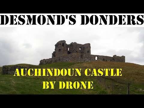 Auchindoun Castle Video and Drone - (RV/Motorhome/Van Life Scotland)