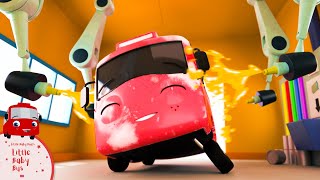 Buster Changes Color Red Buster Bus Anime Fun Kids Show