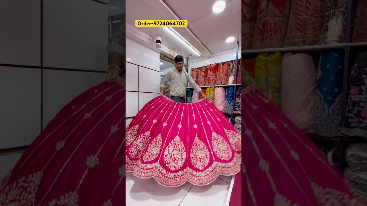 Designer lehenga wholesale market in Surat | 2026 ke viral lehenga | 