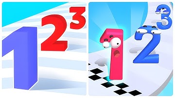 Number Master 3D X Number Run - All Max Android Gameplay, IOS Game  