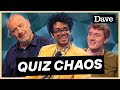 Quiz chaos with richard ayoade  question team  dave