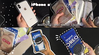 ✨iPhone x (silver) in 2024 📦 aesthetic 🤍 cute phone case shopee✨