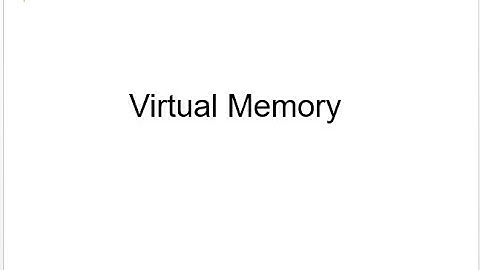 Operating Systems - Virtual Memory