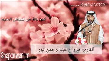 يا أيها الناس إنا خلقناكم من ذكر وأنثى | القارئ: مروان عبدالرحمن نور