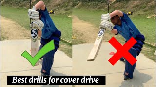 Improve your cover drive in 3 minutes | drills for cover drive | Iamnihal0807 | #coverdrive #cricket