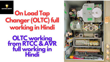 OLTC, RTCC & AVR full working in Hindi | On load tap changer | Remote tap changer centre