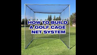 Build a Professional Quality Golf Cage Net