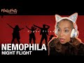 Nemophila  night flight  reaction