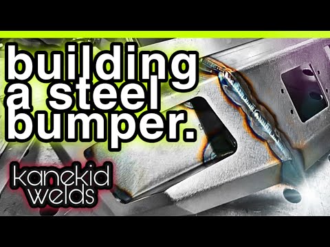 STEEL BUMPER FAB: Welding & Grinding a Steel Plate Bumper thumbnail
