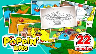 Rainy Day Songs & Fun Kids Songs Compilation / POPPIN' BIRDS
