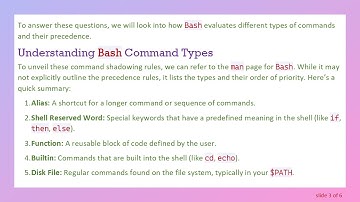 Understanding the Bash Search Order Among Aliases, Functions, and Binaries