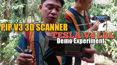 PIP V3 3D SCANNER AND TESLA V4 DEMO experiment