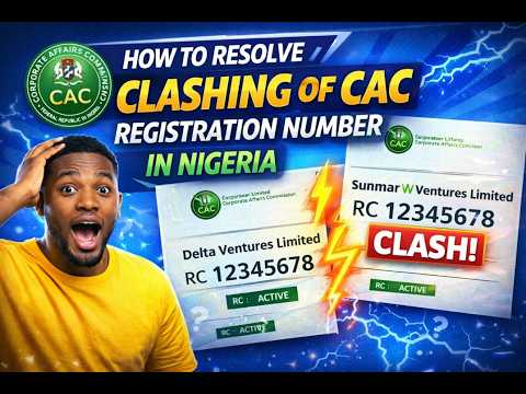 Cac Control Number How to Resolve Clashing CAC Registration Number in Nigeria | Fix ...