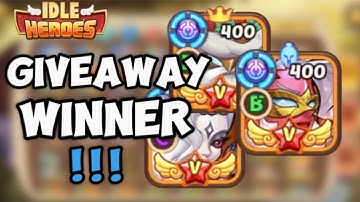 Idle Heroes - Account Giveaway WINNER!!