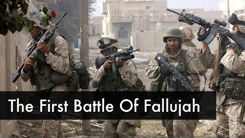 The First Battle Of Fallujah: A lead-up to Hell