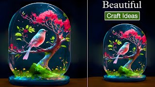 Fake Glass Mini Bonsai Tree Diy Plastic Bottle Crafts Best Out Of Waste