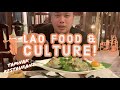 🇱🇦Best Lao Food & Culture Showcase! Tamnak Lao Restaurant, Vientiane!