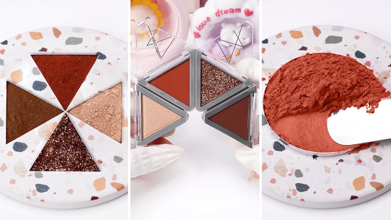 Satisfying Makeup Repair 65 ASMR Repair Eyeshadow Palette YouTube