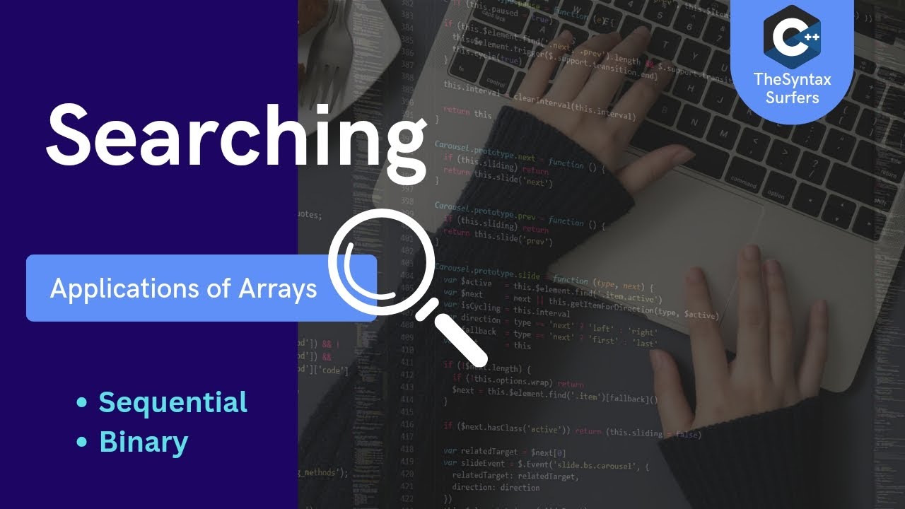 Searching In Arrays | Linear & Binary | DSA | Hindi Tutorial - YouTube