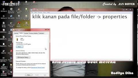 Membuat jaringan adhoc dan mapping drive (Server-Client)