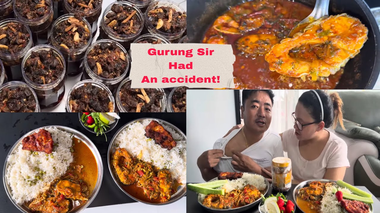 आज छुट्टी तर घरको कामले यस्तो Busyभयौ,काईला घाईते तर पनि दामी Fishcurry बनाएर दीनु भयो!Kaileekoachar