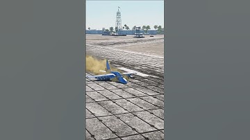 Jet Skims the Runway, Then Does the Impossible Takeoff!