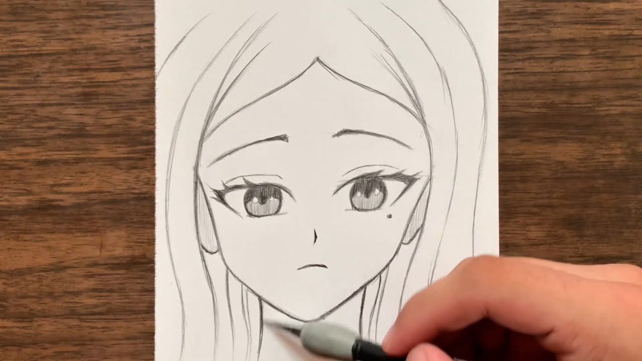 Como desenhar uma menina bonita de anime passo a passo || Desenho fácil ...