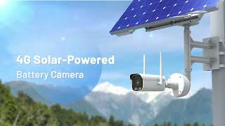 🌞 4G/WiFi Solar Security Camera - Your Always-On Guardian